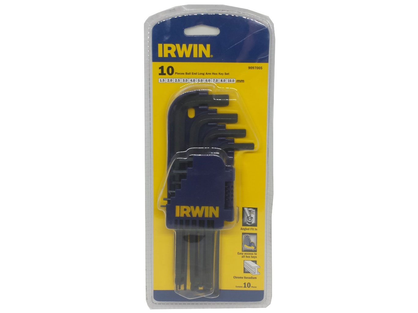 Bộ lục giác hệ mét Irwin T9097005 (1.5mm - 10mm)