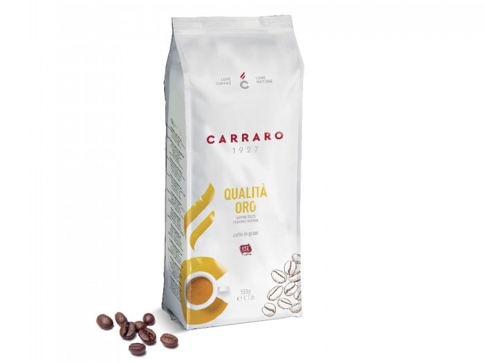 Cà phê hạt Carraro Qualita Oro 500g