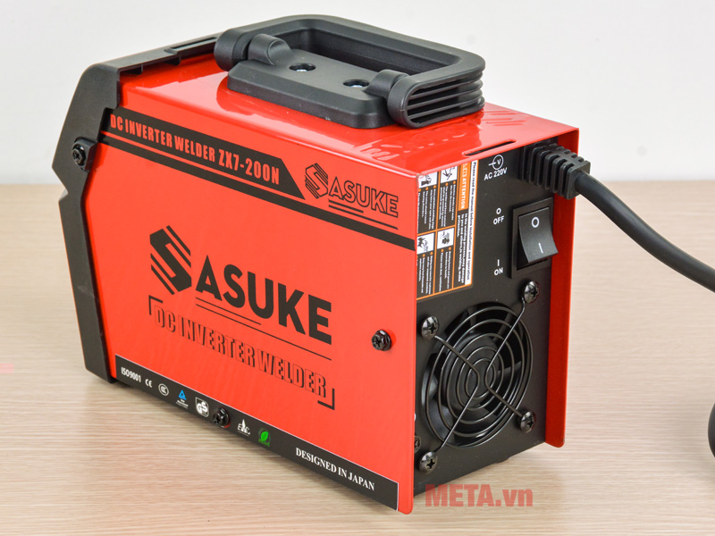 Máy hàn điện tử Sasuke ZX7 200N nặng khoảng 4kg Máy hàn điện tử
