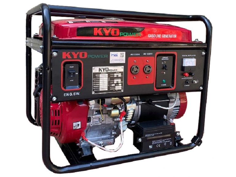 Máy phát điện chạy xăng 6KVA Kyo Power THG7600KXS - Đề nổ