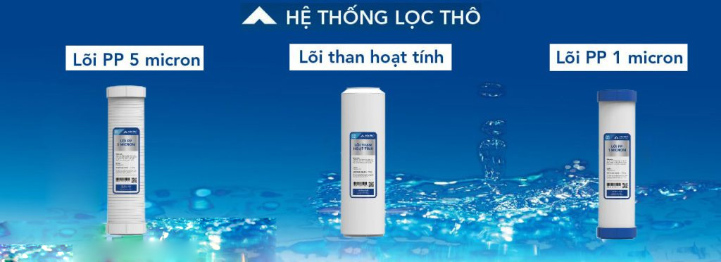 Hệ thống lọc thô gồm 3 lõi HWR2B1022