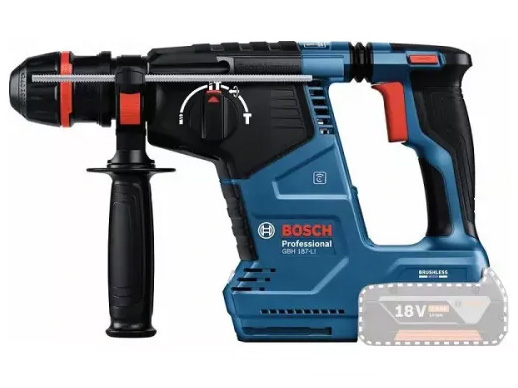 Máy khoan bê tông dùng pin 18V Bosch GBH 187-LI One Chuck Solo (chưa pin, sạc)