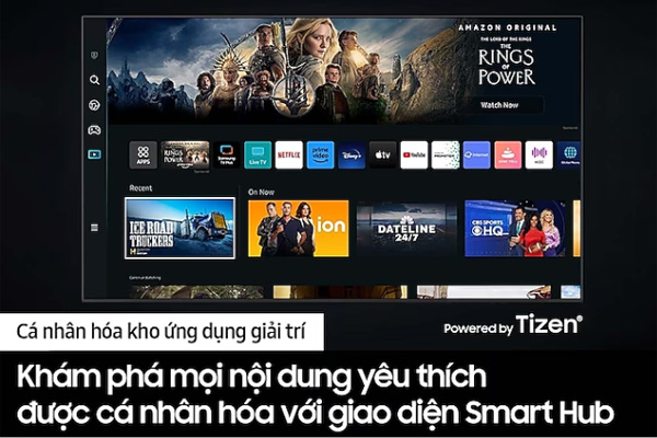 Kho ứng dụng giải trí đa dạng Tivi Samsung QA43Q63CAKXXV