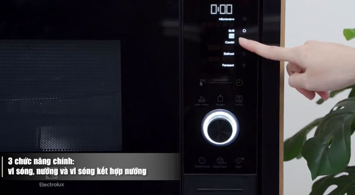 lò vi sóng Electrolux EMSB30XCF có đa dạng chức năng