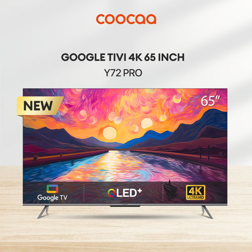 Hình ảnh Google tivi Coocaa 65 inch 65Y72 Pro