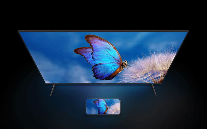 tivi Xiaomi A 55 có khả năng trình chiếu nội dung từ điện thoại lên tivi