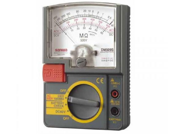 Đồng hồ đo điện trở cách điện Sanwa DM509S