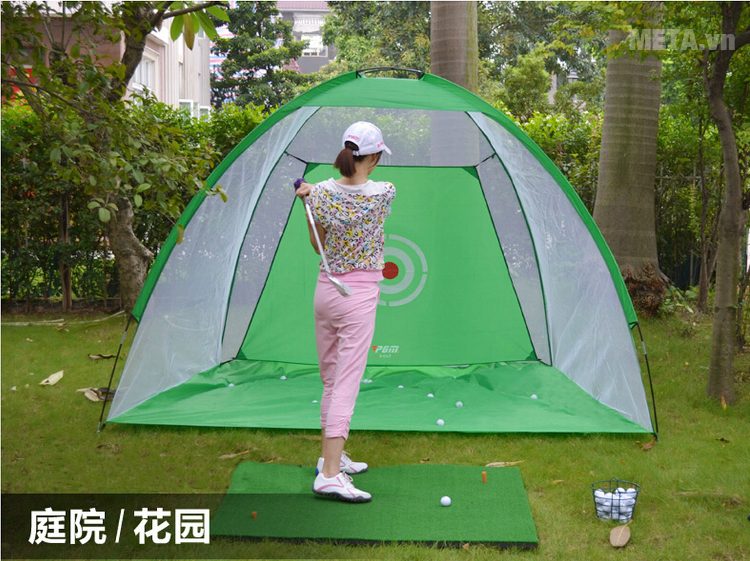 Bộ lưới tập Golf di động 2m x 1.4m dành cho người chơi Golf