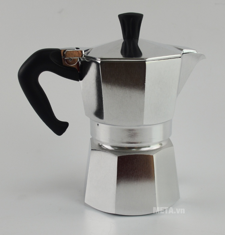 Ấm pha cà phê Bialetti Moka Express 3TZ BCM-1162 dùng được cho gia đình hay văn phòng.
