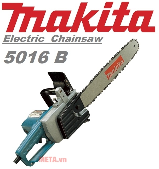 Máy cưa xích điện Makita 5016B có kết cấu máy rắn chắc.