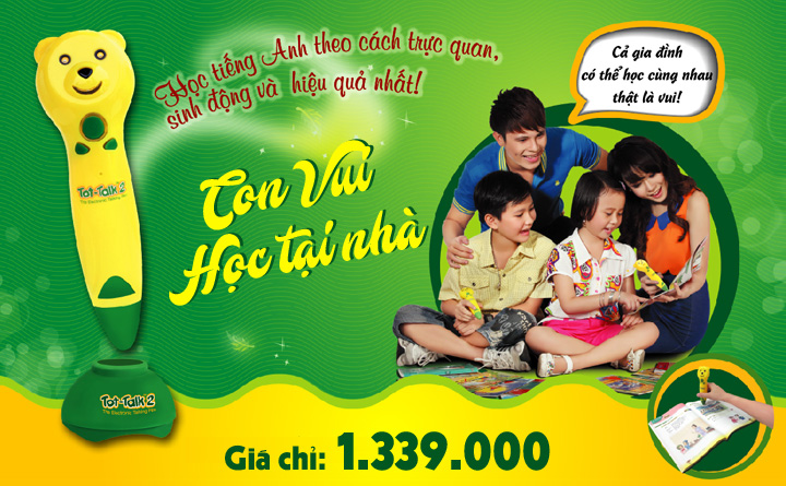 Con vui học tại nhà