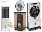 So sánh quạt hơi nước, quạt phun sương và máy làm mát