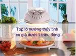 Top lò nướng thủy tinh có giá dưới 1 triệu đồng trổ tài ngày Tết