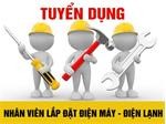 Nhân viên Lắp đặt Điện máy - Điện lạnh