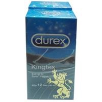 Bộ 2 hộp bao cao su Durex Kingtex (1 hộp 12 chiếc - 2 hộp 24 chiếc)