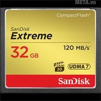 Thẻ nhớ máy ảnh 32GB SanDisk CF Extreme SDCFXSB-032G-G46