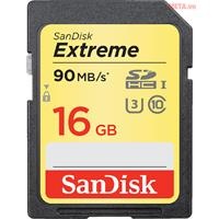 Thẻ nhớ máy ảnh 16GB Sandisk Extreme SDSDXNE-016G-GNCIN C10 UHS-I