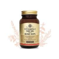 Thực phẩm bảo vệ sức khỏe Vitamin C 500MG with Rose Hips Solgar (100 viên)