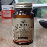 Thực phẩm bảo vệ sức khỏe Folic Acid 400 MCG Solgar (100 viên)