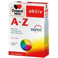 Thực phẩm chức năng Vitamin tổng hợp Doppelherz Aktiv A-Z Depot (30 viên)
