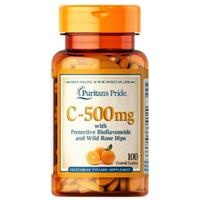 Viên uống bổ sung Vitamin C 500mg with Bioflavonoids & Rose Hips (430 - hộp 100 viên)