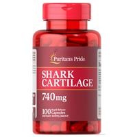Viên uống sụn vi cá mập Puritan's Pride Shark Cartilage 740 mg (6580 - Hộp 100 Viên)