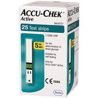Que thử đường huyết Accu chek Active (Hộp 25 que)