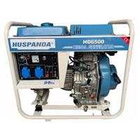 Máy phát điện chạy dầu 5Kw Huspanda HD6500 (Đề)