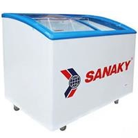 Tủ đông hai ngăn nắp kính lùa Sanaky VH-302KW