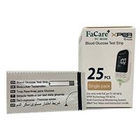 Hộp 25 que thử đường huyết (Glucose) và kim lấy máu cho máy đo đường huyết 5 trong 1 FC-M168