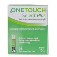 Que thử đường huyết One Touch Select Plus Simple (hộp 25 que)