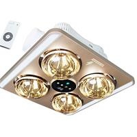 Đèn sưởi nhà tắm 4 bóng âm trần LED HE9 (Điều khiển từ xa)