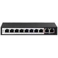 D-Link DES-F1010P-E Switch with 8 PoE Ports and 2 Uplink Ports