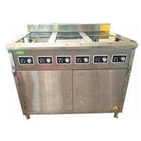 Bếp từ công nghiệp sáu mặt bằng có tủ Việt Hàn VH5KBx6-IH52 (5KW - 220V), tổng công suất 30KW