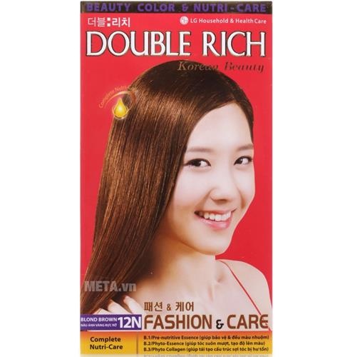 Nhuộm tóc nâu ánh vàng Double Rich mang lại cho bạn một vẻ đẹp tự nhiên và nổi bật. Với công thức đặc biệt, sản phẩm giúp bảo vệ tóc và tăng cường độ bóng cho mái tóc của bạn. Hãy xem hình ảnh để cảm nhận sự thay đổi mà nhuộm tóc nâu ánh vàng Double Rich mang lại cho bạn.