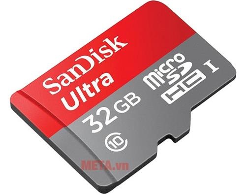 the nho 32gb micro sdhc sandisk ultra c10 80mb s to