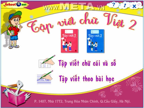 phần mềm tập viết chữ Việt 2