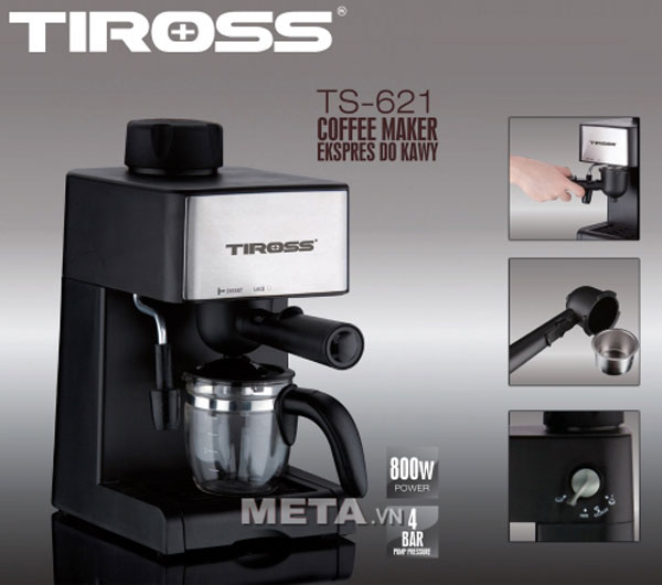 Những lưu ý khi sử dụng máy pha cà phê Espresso Tiross TS621
