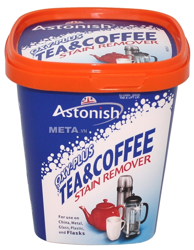 Chất tẩy rửa cặn trà, cà phê Astonish giúp làm sạch chén đĩa. Chất tẩy rửa cặn trà, cà phê Astonish giúp làm sạch chén đĩa.