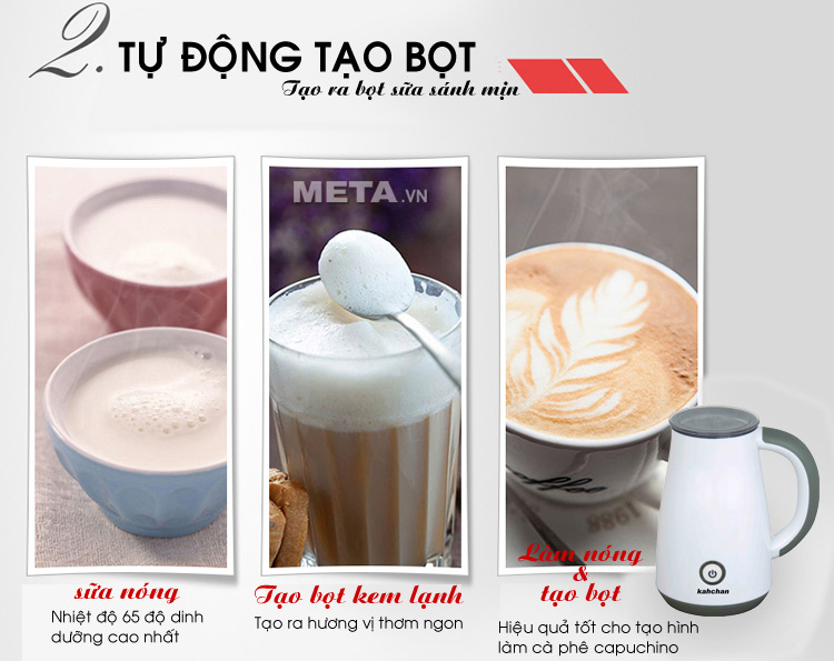 Máy đánh sữa đa năng Kahchan EP2178 Máy đánh sữa đa năng Kahchan EP2178