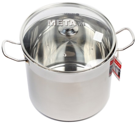 Cách luộc gà cánh tiên siêu chuẩn cho đêm giao thừa Nồi luộc gà inox 5 đáy Luxor Elmich 2355288