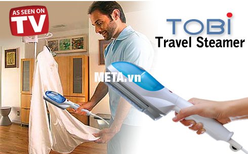 Các đấng mày râu cũng có thể là quần áo dễ dàng với bàn là hơi nước cầm tay ToBi Travel Steamer.