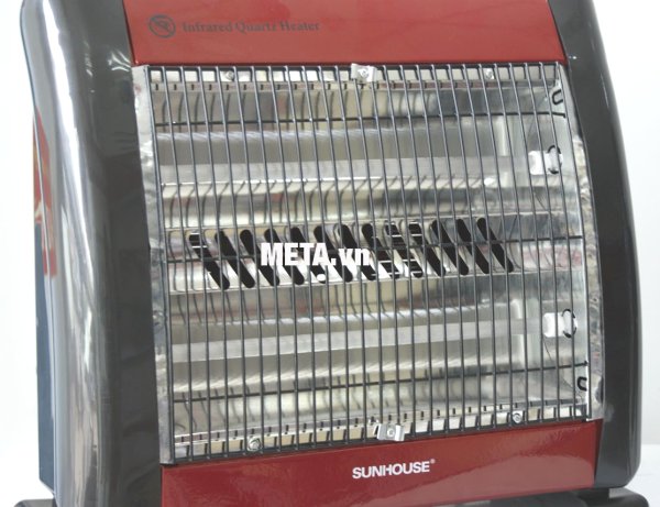 Sưởi điện hồng ngoại Sunhouse SHD7013 sử dụng hệ thống đèn hồng ngoại an toàn