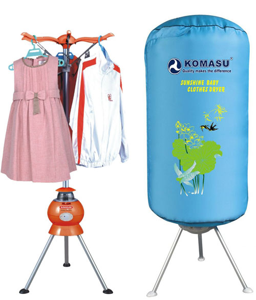 Máy sấy quần áo Komasu KP90 giúp quần áo luôn thơm tho