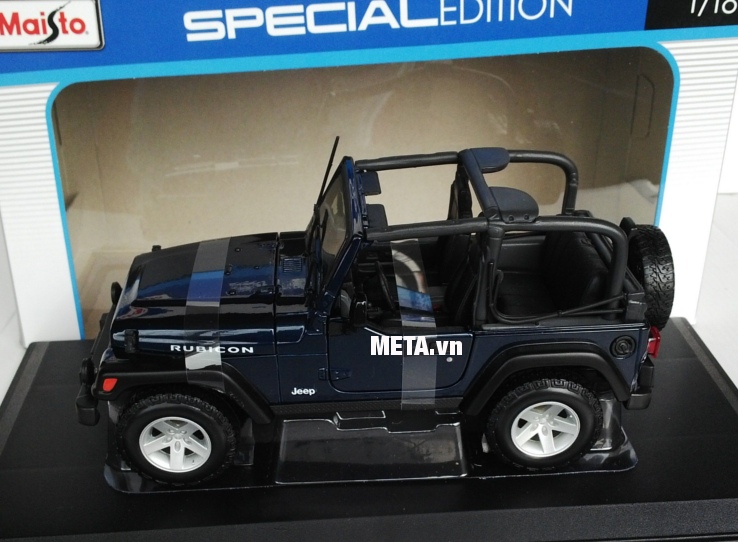 Xe mô hình tỉ lệ 1:18 Jeep Wrangler Rubicon 1/18 31663 - Giới thiệu