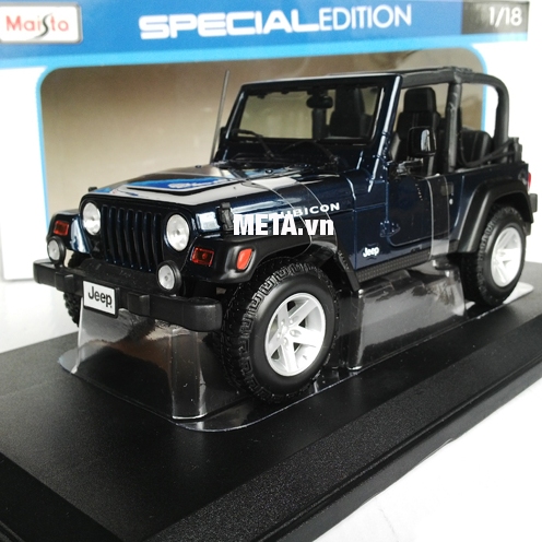 Xe mô hình tỉ lệ 1:18 Jeep Wrangler Rubicon 1/18 31663 - Giới thiệu