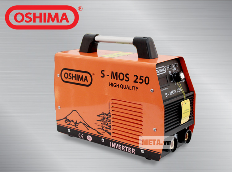 Máy hàn Oshima S Mos 250 được thiết kế kiểu dáng nhỏ gọn.