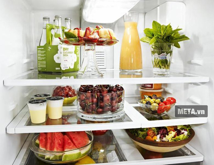 Tủ lạnh 230 lít Electrolux ETB2300PE-RVN giúp giữ thực phẩm tươi ngon trong thời gian dài.