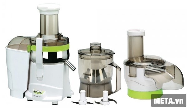 Máy ép trái cây đa năng 3 trong 1 Kuvings NJM-9010GR Máy ép trái cây đa năng 3 trong 1 Kuvings NJM-9010GR
