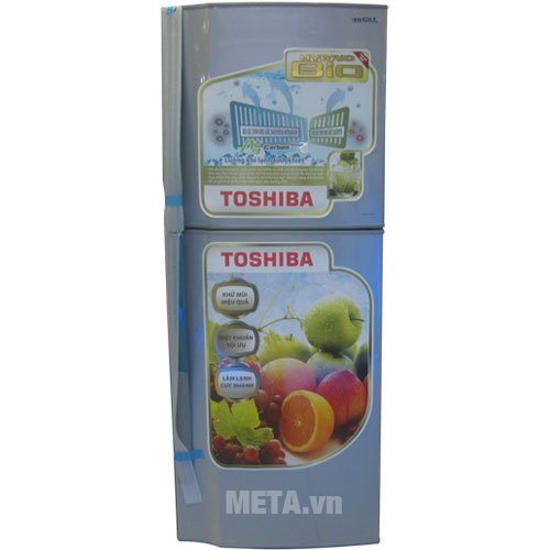 Tủ lạnh 171 lít Toshiba S19VPP(S) thiết kế nhỏ gọn, sang trọng.
